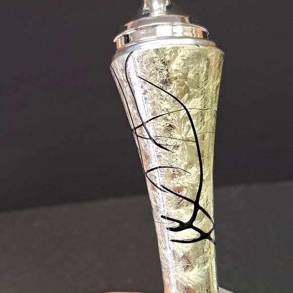 Mid-Century aeronautic trophy on a Carrera marble base with metal aircraft - Picture 5 of 11